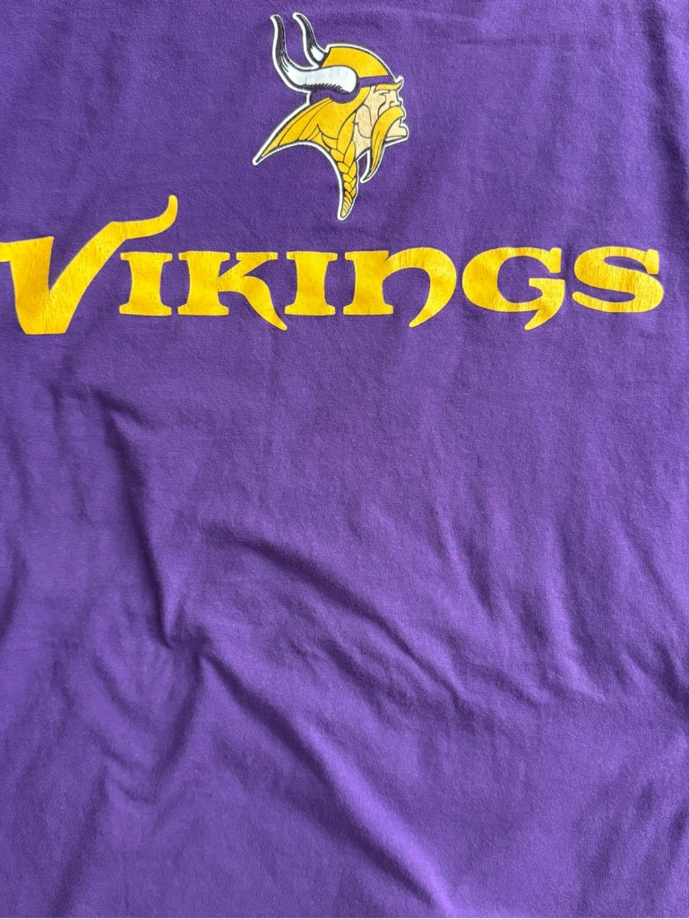 Vintage Minnesota Vikings Long Sleeve Shirt NFL Y2K Purple 3XL - Picture 2 of 8